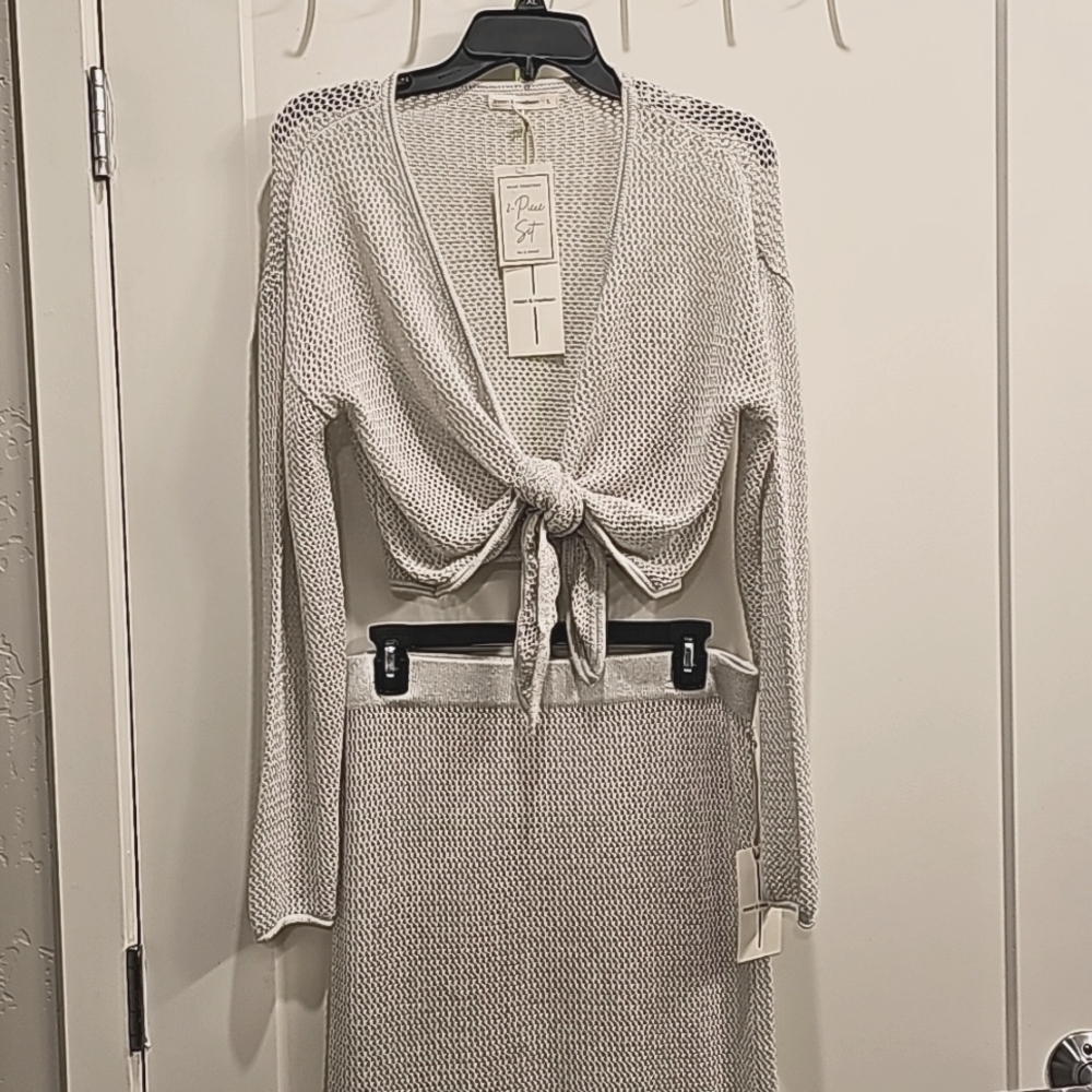 Moon & Madison Swimwear 2 piece knit, size L/ 14